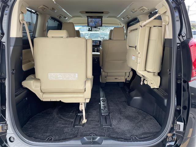 アルファード G サイドリフトアップ 純正SDナビCD/DVD/AM/FM/BT) フルセグTV TVキャンセラー バックカメラ 純正フリップダウンモニタ 両側パワースライドドア デジタルインナーミラー レーダークルーズ(19枚目)