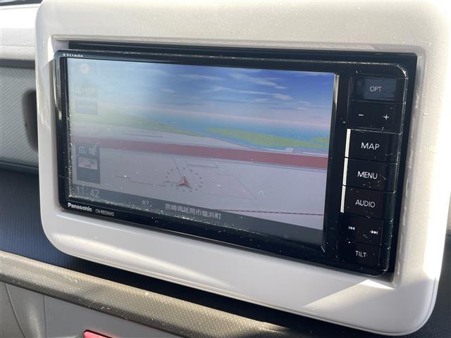 アルトラパン L ナビゲーション シートヒーター ETC車載器 ドライブレコーダー BT TV CD DVD スマートキー プッシュスタート 横滑り防止装置 ABS 衝突軽減ブレーキ アイドリングストップ(5枚目)