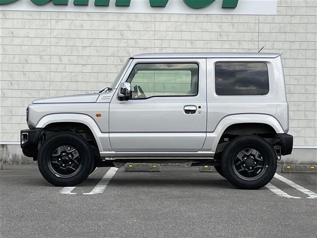 ジムニー ＸＬ　ワンオーナー　社外ＳＤナビ（ＣＤ／ＤＶＤ／ＡＭ／ＦＭ／ＢＴ）アイドリングストップ　車線逸脱警報　機能衝突防止機能　クリアランスソナー　横滑り防止機能　Ｄ席／Ｎ席シートヒーター　ＥＴＣ（4枚目）