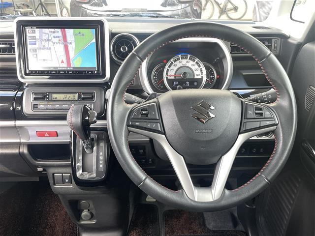 スペーシアカスタム ハイブリッドＸＳターボ　純正ナビゲーション　ＬＥＤヘッドライト　衝突軽減ブレーキ　クルーズコントロール　フォグランプ　スマートキー　プッシュスタート　シートヒーター　両側パワースライドドア　アイドリングストップ（3枚目）