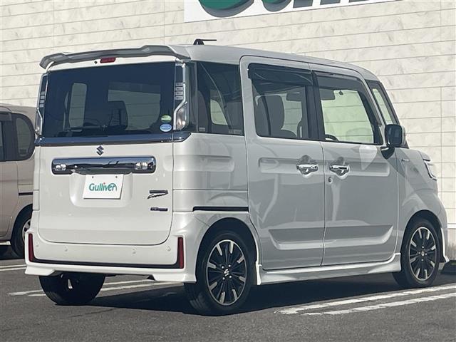 スペーシアカスタム ハイブリッドＸＳターボ　純正フルセグナビ　アイドリングストップ　プッシュスタート　パワーステアリング　パワーウィンドウ　ハイブリット車　ターボ車　ＭＴモード付ＡＴ　クルーズコントロール　バックカメラ　純正フロアマット　ＥＴＣ（7枚目）