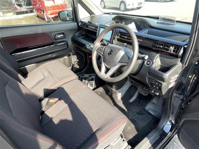 ワゴンRスティングレー ハイブリッドX 社外KENWOODナビ ヘッドアップディスプレイ ETC 衝突軽減ブレーキ シAM FM CD DVD BT シートヒーター TV ステアリングスイッチ 純正アルミホイール オートエアコン プッシュ(21枚目)