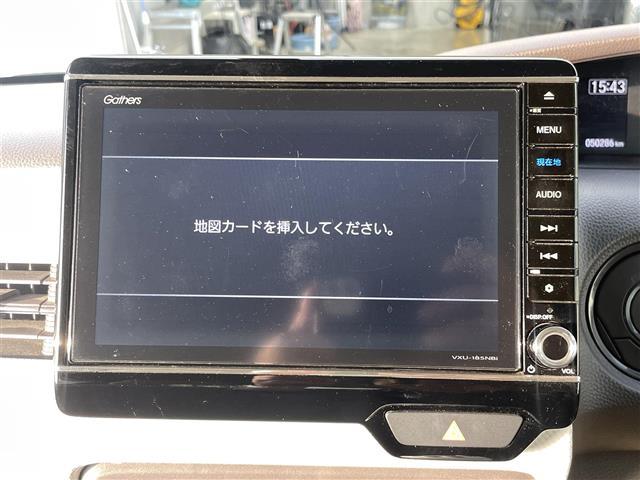 N-BOX G・EXターボホンダセンシング 純正8型ナビVXU-185NBi AM FM CD DVD TV バックカメラ ホンダセンシング バックカメラ 両側パワースライドドア ウィンカーミラー 純正アルミホイール ETC車載器(3枚目)