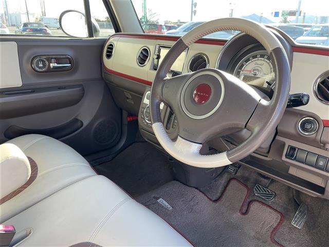 アルトラパンショコラ Ｘ　社外ナビ（ＣＤ／ＤＶＤ／ＡＭ／ＦＭ／ＵＳＢ）ワンセグＴＶプッシュスタートスマートキーアイドリングストップドライブレコーダー純正フロアマットドアバイザー（18枚目）