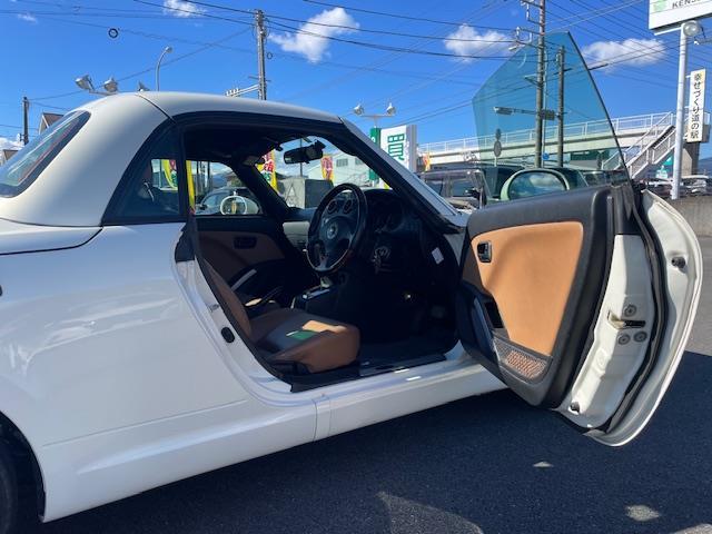 コペン タンレザーエディション 社外ナビ/アクティブトップ/ETC/フォグランプ/ウッドコンボステアリング/運転席&助手席シートヒーター/純正フロアマット/シガーライター/純正18インチアルミホイール/ダブルSRS+ABS(18枚目)