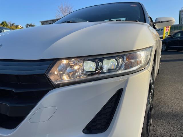 S660 α クルーズコントロール/LEDヘッドライト/オートライト/革巻きステアリング/ステアリングスイッチ/リモートコントロールミラー/純正フロアマット/プッシュスタート/スマートキー/純正16インチホイール(34枚目)