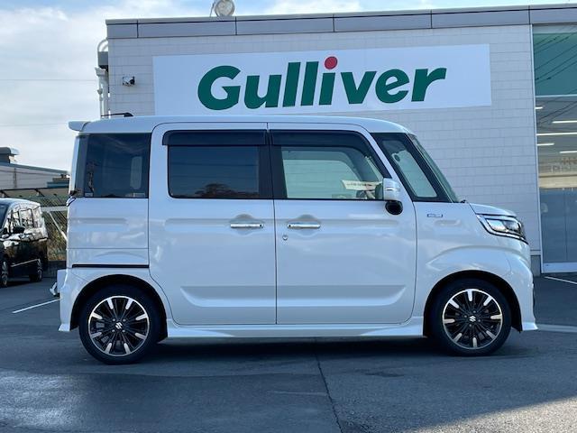 スペーシアカスタム ハイブリッドXSターボ 純ナビ/全カメ/クルコン/ドラレコ/HUD/電格ウィンカーミラー/両スラ/ソナー/革ステ/ステスイ/シートヒーター/デュアルセンサーブレーキ/バイザー(34枚目)