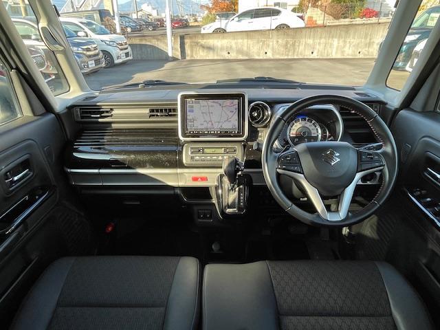 スペーシアカスタム ハイブリッドXSターボ 純ナビ/全カメ/クルコン/ドラレコ/HUD/電格ウィンカーミラー/両スラ/ソナー/革ステ/ステスイ/シートヒーター/デュアルセンサーブレーキ/バイザー(42枚目)