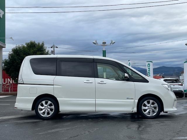 セレナ ハイウェイスター　Ｓ　ＨＶ　Ｖセレ　外ナビ／両スラ／クルコン／革ステ／ステスイ／フォグランプ／ドアバイザー／リアモニター／電格ウィンカーミラー（34枚目）