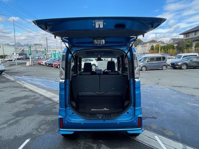 スペーシアカスタム ハイブリッドXSターボ 純ナビ/全カメ/ドラレコ/ETC/ACC/HUD/電格ウィンカーミラー/パドルシフト/Pセンサー/革ステ/ステスイ/両側パワスラ/ドアバイザー(28枚目)