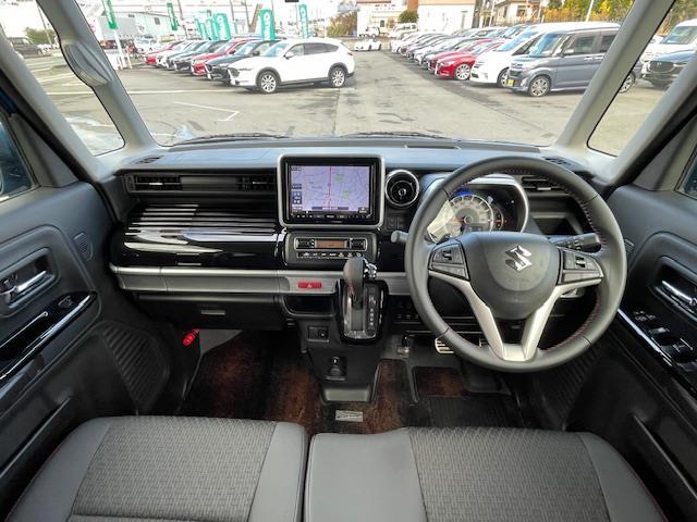 スペーシアカスタム ハイブリッドXSターボ 純ナビ/全カメ/ドラレコ/ETC/ACC/HUD/電格ウィンカーミラー/パドルシフト/Pセンサー/革ステ/ステスイ/両側パワスラ/ドアバイザー(42枚目)