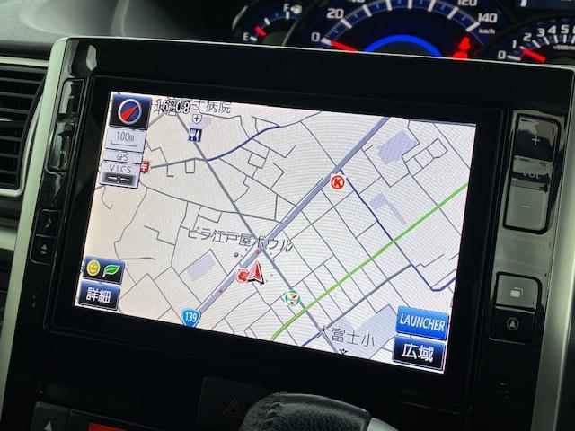 タント カスタムＲＳ　トップエディションＳＡＩＩ　純ナビ／Ｂカメ／両スラ／ドアバイザー／電格ウィンカーミラー／革ステ／ステスイ／ＬＥＤ＆フォグ／ＵＳＢ／ＨＤＭＩ（3枚目）