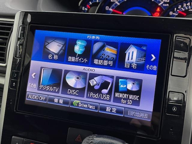 タント カスタムＲＳ　トップエディションＳＡＩＩ　純ナビ／Ｂカメ／両スラ／ドアバイザー／電格ウィンカーミラー／革ステ／ステスイ／ＬＥＤ＆フォグ／ＵＳＢ／ＨＤＭＩ（5枚目）