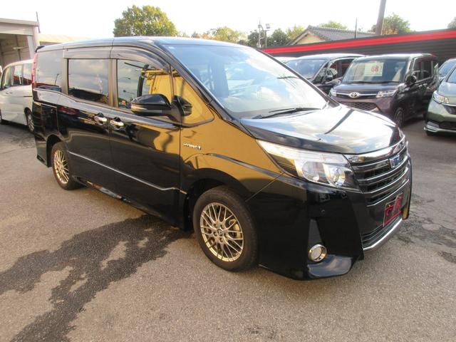 ノア ハイブリッドＳｉ　ダブルバイビー　クリアランスソナー　両側パワースライドドア　トヨタセーフティーセンス　クルーズコントロール　バックカメラ　純正ナビ　Ｂｌｕｅｔｏｏｔｈ　フルセグＴＶ　ハーフレザーシート　オートハイビーム　オートライト（65枚目）