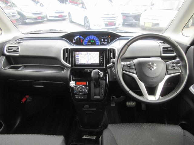 ソリオバンディット ハイブリッドＳＶ　後席フリップダウンモニター　デュアルカメラブレーキサポート　両側パワースライドドア　クルーズコントロール　ストラーダナビ　Ｂｌｕｅｔｏｏｔｈ　フルセグＴＶ　バックカメラ　シートヒーター　ＬＥＤライト（3枚目）