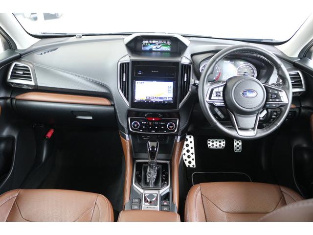 フォレスター アドバンス　ルーフレール　茶本革　ナビ　ドラレコ　ＥＴＣ２．０　３方位カメラ　ＬＥＤライナー　パワーリアゲート　アイサイトＶｅｒ３　衝突回避ブレーキ　全車速追尾式クルーズコントロール　側後方警戒システム　リア障害物センサー　後退時ブレーキアシスト（6枚目）