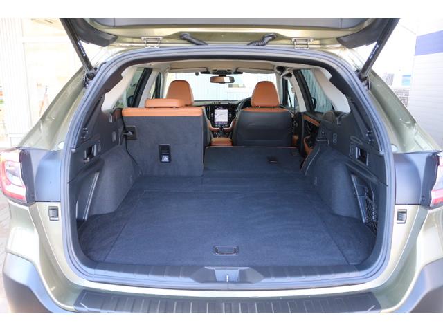 レガシィアウトバック リミテッドＥＸ　茶本革　ナビ　ＥＴＣ２．０　ドラレコ　３方位カメラ　パワーリアゲート　アイサイトＸ　衝突回避ブレーキ　全車速追尾式クルーズコントロール　車線中央維持機能　側後方警戒システム　後退時ブレーキアシスト　リア障害物センサー（46枚目）