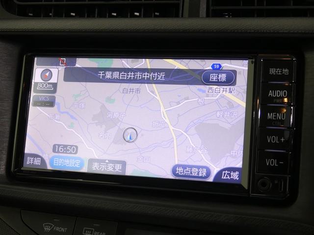 アクア Ｌ　ミュージックプレイヤー接続可　記録簿　キーレス　ＣＤ　ハイブリッド　メモリーナビ（5枚目）