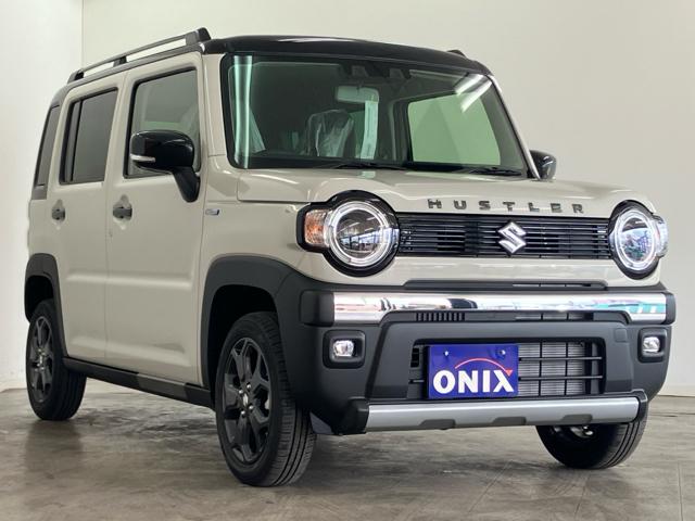 ハスラー タフワイルド　オートＬＥＤ　前後誤発進抑制　コーナーセンサ　アイドリングＳ　フルフラット　ＬＤＷ　セキュリティアラーム　シートヒーター搭載　パワーステアリング　横滑り防止システム　ＬＥＤライト　ＰＷ　クルコン（5枚目）