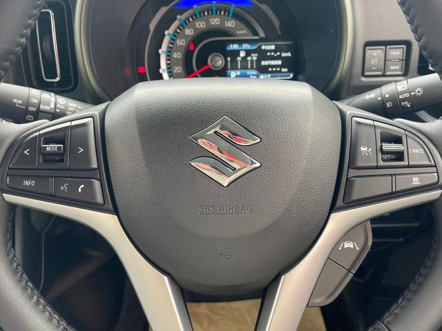 ハスラー タフワイルド　オートＬＥＤ　前後誤発進抑制　コーナーセンサ　アイドリングＳ　フルフラット　ＬＤＷ　セキュリティアラーム　シートヒーター搭載　パワーステアリング　横滑り防止システム　ＬＥＤライト　ＰＷ　クルコン（34枚目）