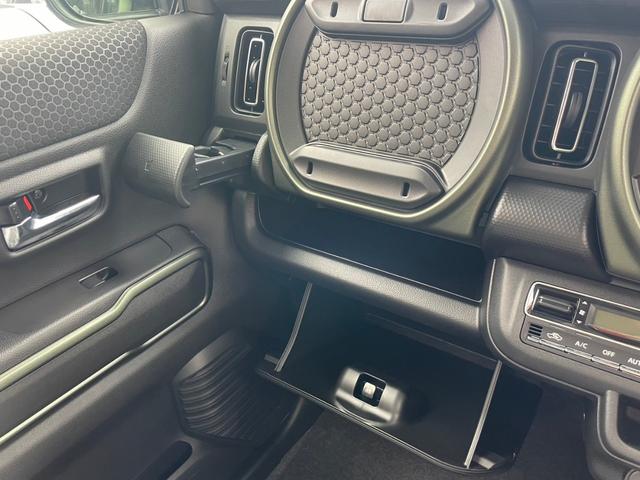 ハスラー タフワイルド　オートＬＥＤ　前後誤発進抑制　コーナーセンサ　アイドリングＳ　フルフラット　ＬＤＷ　セキュリティアラーム　シートヒーター搭載　パワーステアリング　横滑り防止システム　ＬＥＤライト　ＰＷ　クルコン（48枚目）