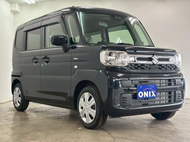 スペーシア ハイブリッドＧ　アイドリングＳ　キーレススタートシステム　オートＬＥＤ　パーキングセンサー　横滑防止　イモビライザー　ＬＥＤライト　Ｗエアバッグ　スマートキー　オートエアコン　フルフラット　パワーステアリング　ＡＢＳ（3枚目）