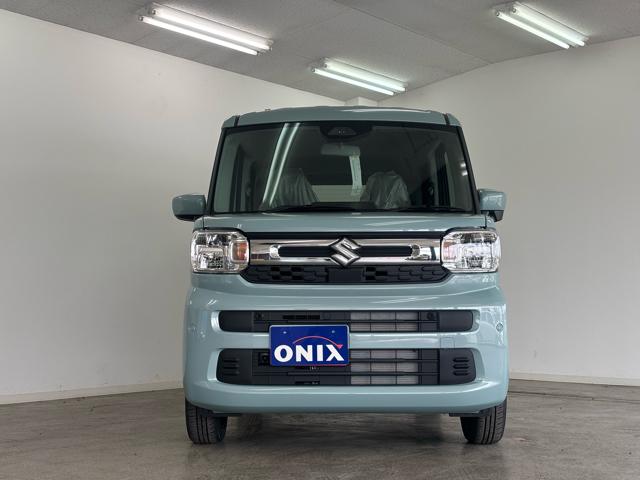 スペーシア ハイブリッドＧ　届出済未使用車　衝突被害軽減システム　誤発進抑制装置　スマートキー　マイルドハイブリッド　ＬＥＤランプ　両側スライドドア　電動格納ミラー　フットパーキングブレーキ　オートエアコン　オートライト（8枚目）