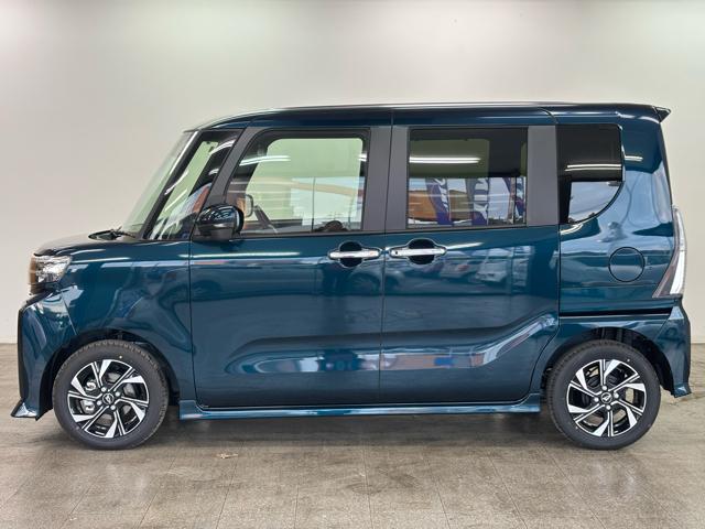 タント カスタムＸ　届出済未使用車　衝突被害軽減システム　スマートキー　ＬＥＤランプ　ＬＥＤフォグランプ　電動パーキングブレーキ　運転席助手席シートヒータ　ミラクルオープンドア　両側電動スライドドア　アルミホイール（9枚目）