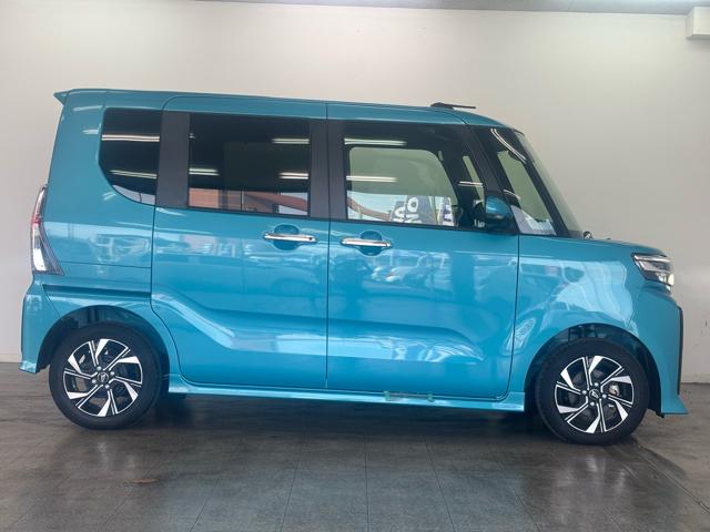 タント カスタムＸ　届出済未使用車　衝突被害軽減システム　スマートキー　ＬＥＤランプ　ＬＥＤフォグランプ　電動パーキングブレーキ　運転席助手席シートヒータ　ミラクルオープンドア　両側電動スライドドア　アルミホイール（16枚目）