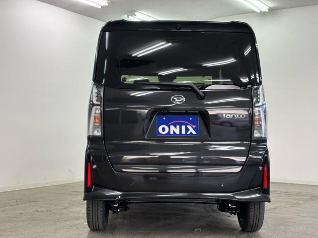 タント カスタムＸ　届出済未使用車　衝突被害軽減システム　スマートキー　ＬＥＤランプ　ＬＥＤフォグランプ　電動パーキングブレーキ　運転席助手席シートヒータ　ミラクルオープンドア　両側電動スライドドア　アルミホイール（5枚目）