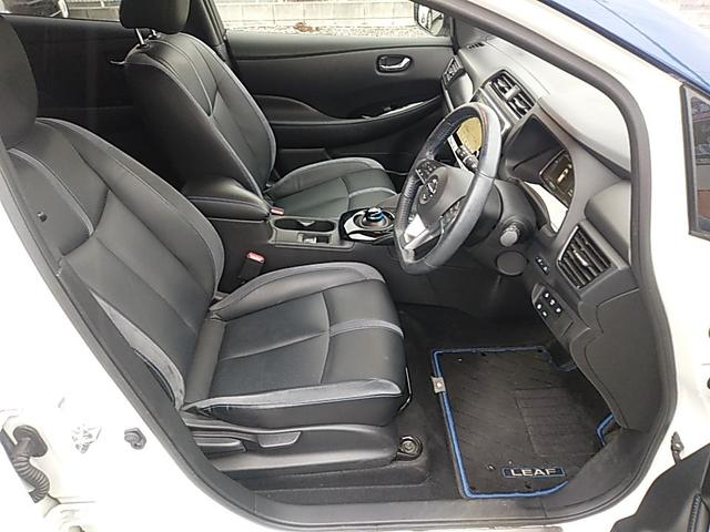 リーフ e+ G 9インチナビ フルセグTV プロパイロット プロパイロットパーキング 黒革シート シートヒーター ステアリングヒータ- 全方向モニター 前後ドラレコ デジタルインナーミラー ETC2.0 BOSE(10枚目)