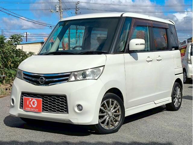 ルークス ハイウェイスター　修復歴なし　純正ナビ　バックカメラ　両側スライド片側パワースライドドア　スマートキー　プッシュスタート　ＨＩＤヘッドライト　ベンチシート　ドアバイザー　プライバシーガラス　整備保証付（7枚目）