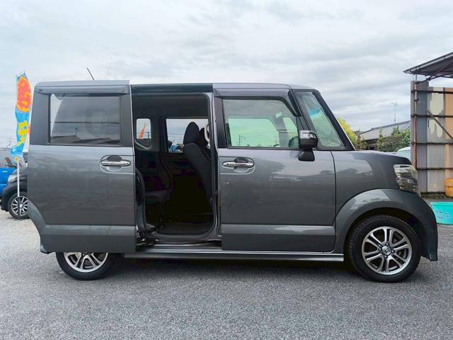 N-BOXカスタム G・Lパッケージ 修復歴なし 純正ナビ フルセグ Bluetooth 両側スライド片側パワースライドドア スマートキー プッシュスタート ETC HIDヘッドライト オートエアコン スペアキー 整備保証付(8枚目)