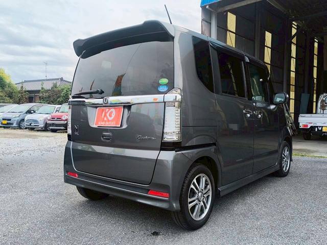 N-BOXカスタム G・Lパッケージ 修復歴なし 純正ナビ フルセグ Bluetooth 両側スライド片側パワースライドドア スマートキー プッシュスタート ETC HIDヘッドライト オートエアコン スペアキー 整備保証付(10枚目)