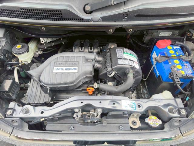 N-BOXカスタム G・Lパッケージ 修復歴なし 純正ナビ フルセグ Bluetooth 両側スライド片側パワースライドドア スマートキー プッシュスタート ETC HIDヘッドライト オートエアコン スペアキー 整備保証付(13枚目)