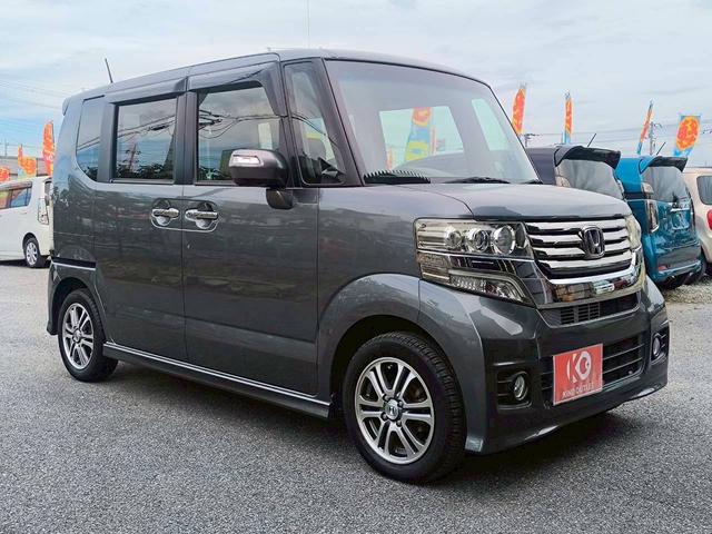 N-BOXカスタム G・Lパッケージ 修復歴なし 純正ナビ フルセグ Bluetooth 両側スライド片側パワースライドドア スマートキー プッシュスタート ETC HIDヘッドライト オートエアコン スペアキー 整備保証付(36枚目)