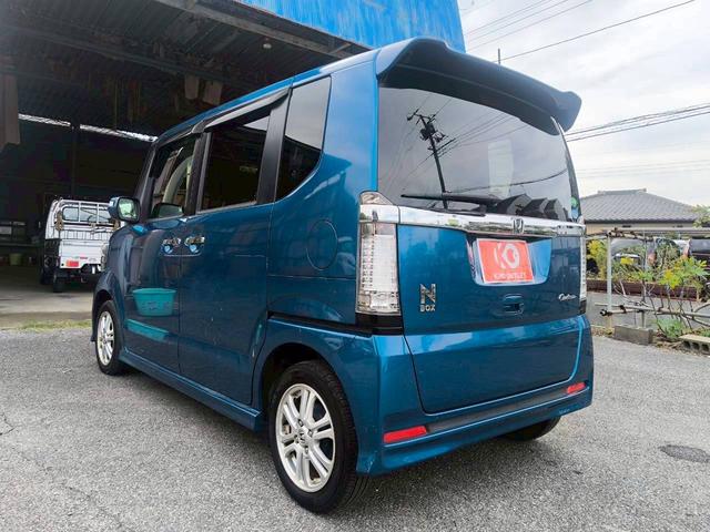 N-BOXカスタム G・Lパッケージ 修復歴なし 純正ナビ バックカメラ 両側スライド片側パワースライドドア スマートキー プッシュスタート ETC HIDヘッドライト オートエアコン ドアバイザー スペアキー 整備保証付(11枚目)