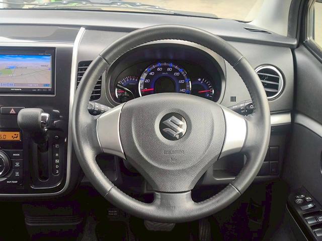 ワゴンRスティングレー X 修復歴なし ナビ スマートキー プッシュスタート HIDヘッドライト オートエアコン ドアバイザー プライバシーガラス ベンチシート 電動格納ミラー 整備保証付(28枚目)