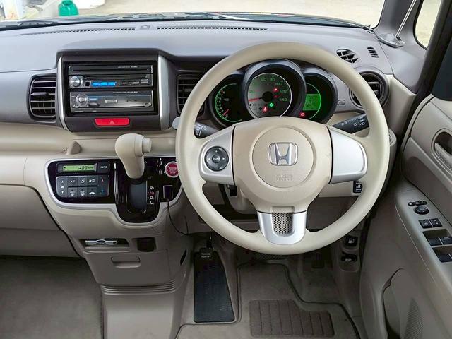 N-BOX G・Lパッケージ 修復歴なし ナビ 両側スライド片側パワースライドドア スマートキー プッシュスタート ETC オートエアコン アイドリングストップ ドアバイザー プライバシーガラス 整備保証付(16枚目)