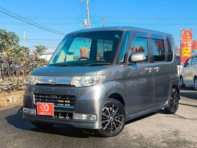 タント カスタムXリミテッド 修復歴なし ナビ 片側パワースライドドア スマートキー ETC HIDヘッドライト オートエアコン ウインカーミラー ドアバイザー プライバシーガラス ABS イモビライザー 整備保証付(7枚目)