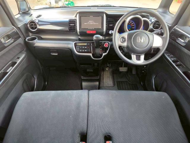 Ｎ－ＢＯＸカスタム Ｇ・Ｌパッケージ　修復歴なし　ナビ　フルセグ　Ｂｌｕｅｔｏｏｔｈ　両側スライド片側パワースライドドア　ＥＴＣ　アイドリングストップ　スマートキー　プッシュスタート　オートエアコン　ドアバイザー　整備保証付（5枚目）