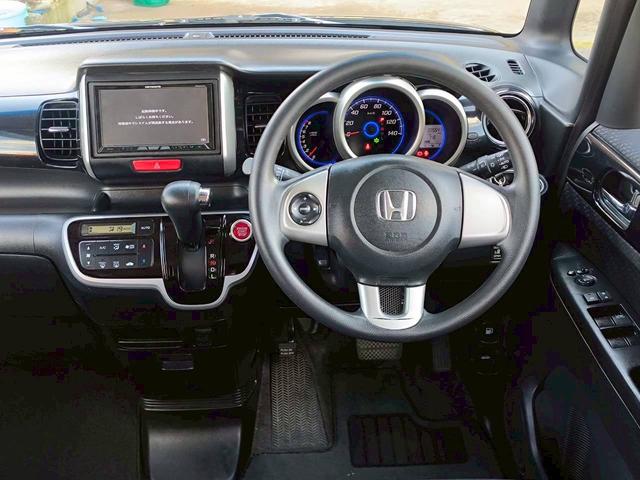 Ｎ－ＢＯＸカスタム Ｇ・Ｌパッケージ　修復歴なし　ナビ　フルセグ　Ｂｌｕｅｔｏｏｔｈ　両側スライド片側パワースライドドア　ＥＴＣ　アイドリングストップ　スマートキー　プッシュスタート　オートエアコン　ドアバイザー　整備保証付（16枚目）