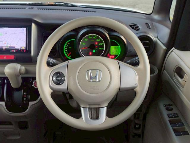 Ｎ－ＢＯＸ Ｇ・Ｌパッケージ　修復歴なし　ナビ　フルセグ　Ｂｌｕｅｔｏｏｔｈ　バックカメラ　両側スライド片側パワースライドドア　アイドリングストップ　スマートキー　プッシュスタート　ＥＴＣ　ベンチシート　ドアバイザー　整備保証付（29枚目）