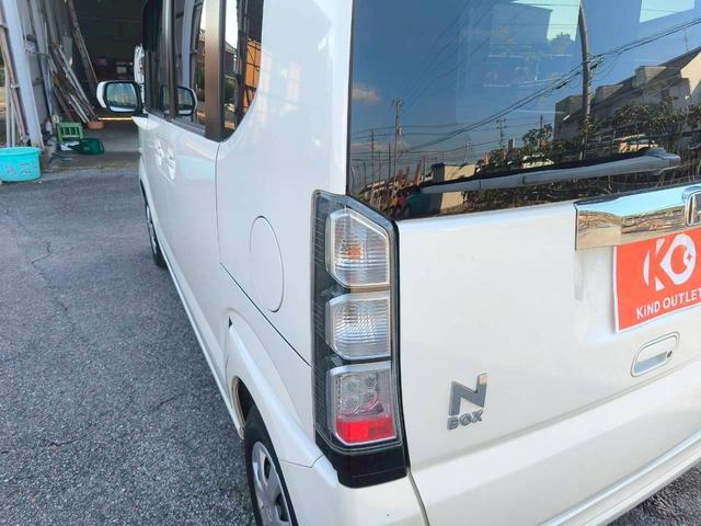 Ｎ－ＢＯＸ Ｇ・Ｌパッケージ　修復歴なし　ナビ　フルセグ　Ｂｌｕｅｔｏｏｔｈ　バックカメラ　両側スライド片側パワースライドドア　アイドリングストップ　スマートキー　プッシュスタート　ＥＴＣ　ベンチシート　ドアバイザー　整備保証付（52枚目）