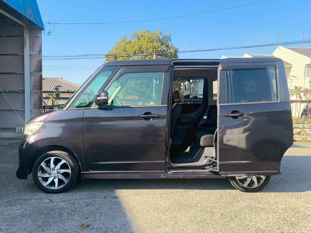 パレットＳＷ ＴＳ　修復歴なし　ターボ　ナビ　Ｂｌｕｅｔｏｏｔｈ　両側パワースライドドア　スマートキー　プッシュスタート　ＨＩＤヘッドライト　オートエアコン　ドアバイザー　プライバシーガラス　ベンチシート　整備保証付（9枚目）