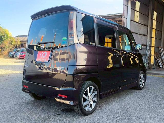 ルークス ハイウェイスター　修復歴なし　純正ナビ　バックカメラ　両側スライド片側パワースライドドア　スマートキー　プッシュスタート　ＨＩＤヘッドライト　オートエアコン　ドアバイザー　プライバシーガラス　ベンチシート　整備保証付（10枚目）