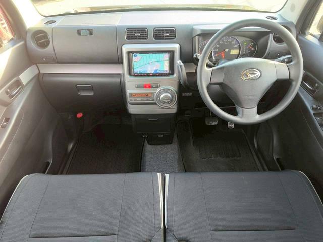 ムーヴコンテ カスタム　Ｘ　修復歴なし　ナビ　フルセグ　Ｂｌｕｅｔｏｏｔｈ　スマートキー　ＨＩＤヘッドライト　オートエアコン　電動格納ミラー　ドアバイザー　プライバシーガラス　ベンチシート　ＡＢＳ　イモビライザー　軽自動車（5枚目）