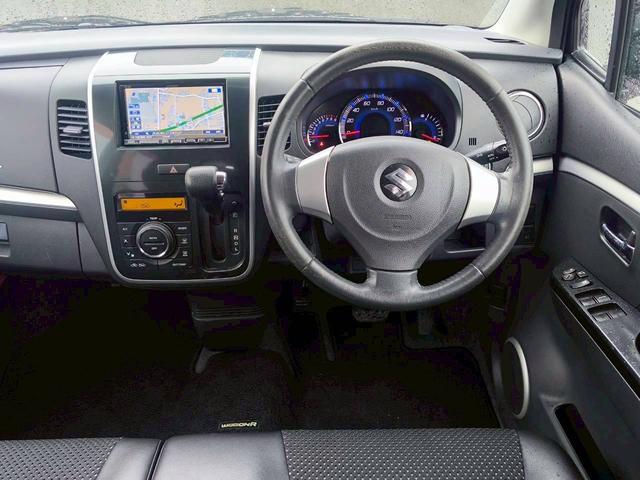 ワゴンＲスティングレー リミテッド　修復歴なし　ナビ　フルセグ　スマートキー　プッシュスタート　ＥＴＣ　ＨＩＤヘッドライト　ハーフレザーシート　オートエアコン　ドアバイザー　プライバシーガラス　ベンチシート　スペアキー　整備保証付（16枚目）