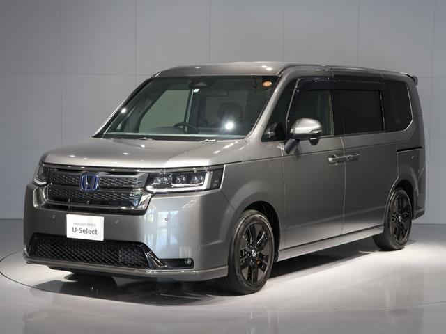ステップワゴン ｅ：ＨＥＶスパーダ　運転支援機能（ホンダセンシング）衝突軽減ブレーキ全方位カメラ９インチナビリア席モニター両側電動スライドドア電動テールゲートＬＥＤヘッドライト　アクティブクルーズコントロール　サイドエアバッグ　ＡＢＳ（8枚目）