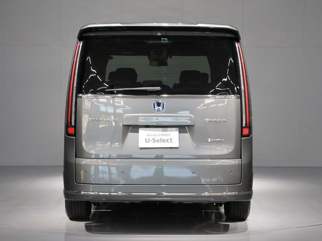 ステップワゴン ｅ：ＨＥＶスパーダ　運転支援機能（ホンダセンシング）衝突軽減ブレーキ全方位カメラ９インチナビリア席モニター両側電動スライドドア電動テールゲートＬＥＤヘッドライト　アクティブクルーズコントロール　サイドエアバッグ　ＡＢＳ（66枚目）